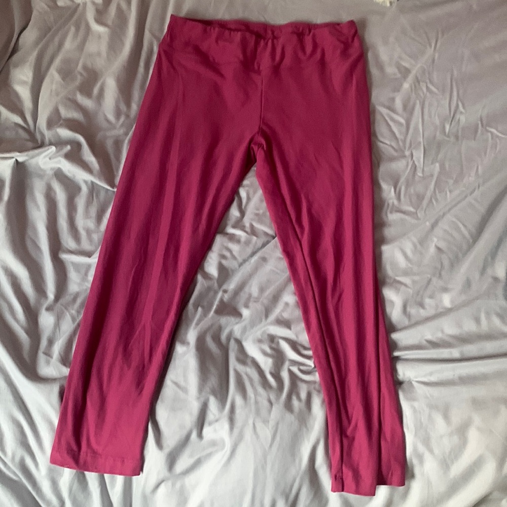 Pink leggings